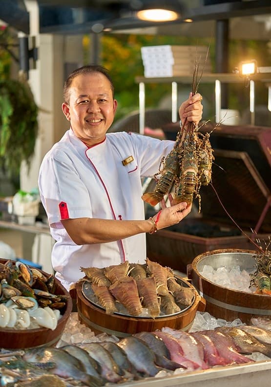 Chef O for the Chef Table experience at Ocean Rhyme